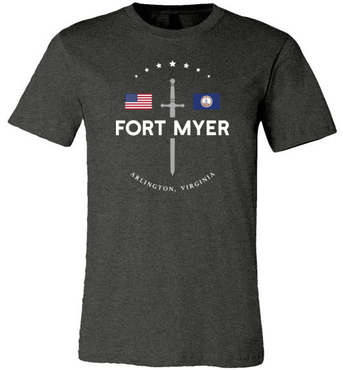 Load image into Gallery viewer, Fort Myer - Men&#39;s/Unisex Lightweight Fitted T-Shirt-Wandering I Store
