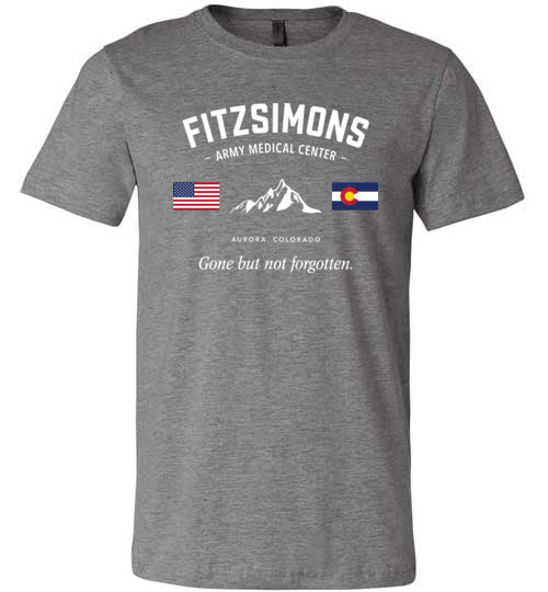 Fitzsimons Army Medical Center "GBNF" - Men's/Unisex Lightweight Fitted T-Shirt-Wandering I Store