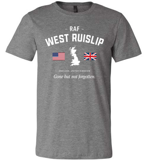 Load image into Gallery viewer, RAF West Ruislip &quot;GBNF&quot; - Men&#39;s/Unisex Lightweight Fitted T-Shirt-Wandering I Store
