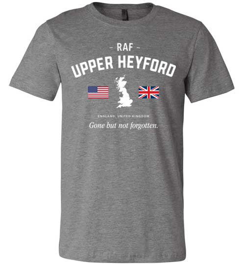 RAF Upper Heyford "GBNF" - Men's/Unisex Lightweight Fitted T-Shirt-Wandering I Store