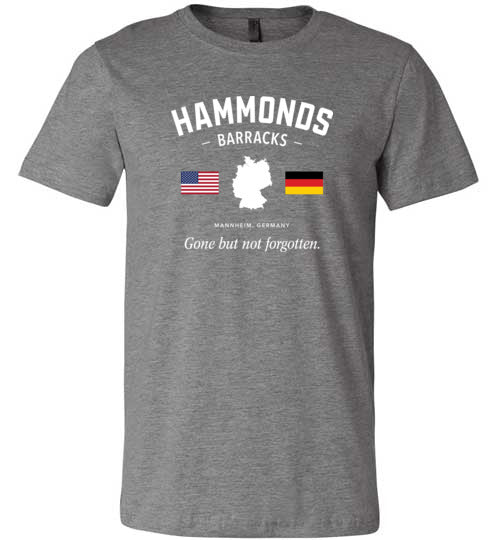 Hammonds Barracks "GBNF" - Men's/Unisex Lightweight Fitted T-Shirt-Wandering I Store