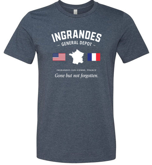 Ingrandes General Depot "GBNF" - Men's/Unisex Lightweight Fitted T-Shirt-Wandering I Store