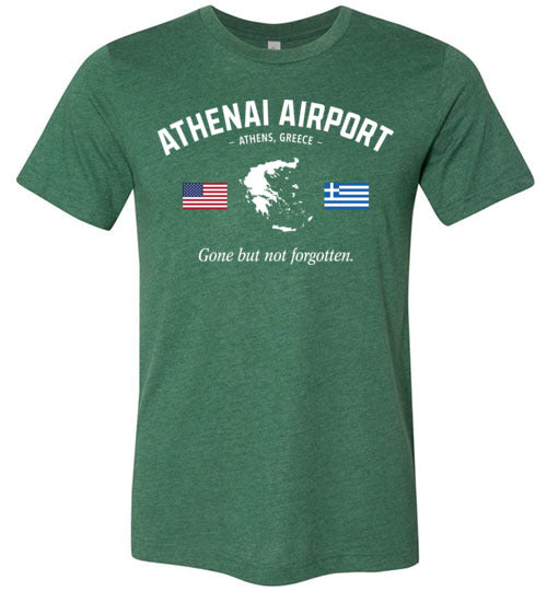 Load image into Gallery viewer, Athenai Airport &quot;GBNF&quot; - Men&#39;s/Unisex Lightweight Fitted T-Shirt-Wandering I Store
