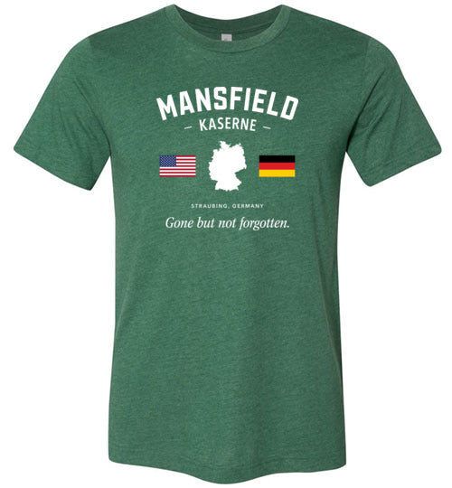 Mansfield Kaserne "GBNF" - Men's/Unisex Lightweight Fitted T-Shirt-Wandering I Store