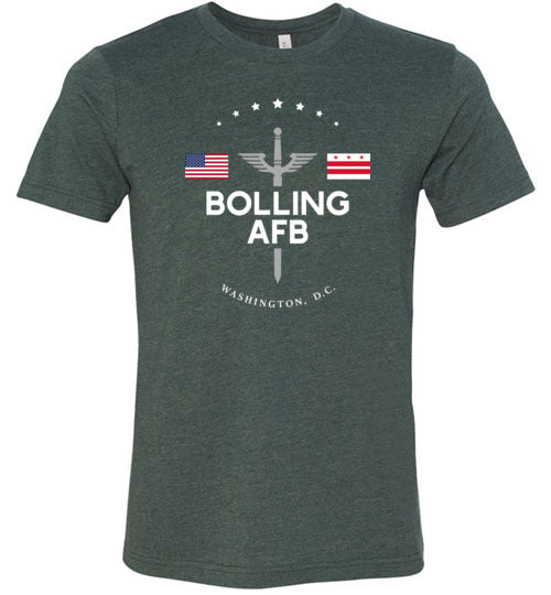 Load image into Gallery viewer, Bolling AFB - Men&#39;s/Unisex Lightweight Fitted T-Shirt-Wandering I Store
