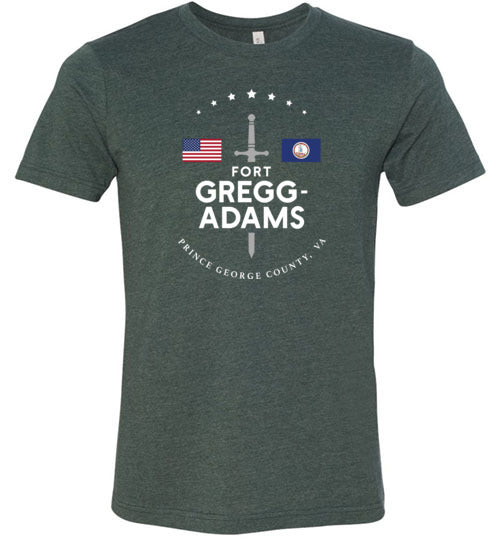 Fort Gregg-Adams "GBNF" - Men's/Unisex Lightweight Fitted T-Shirt-Wandering I Store