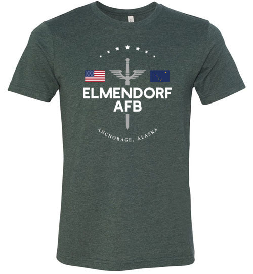 Elmendorf AFB - Men's/Unisex Lightweight Fitted T-Shirt-Wandering I Store