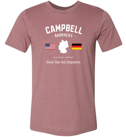 Campbell Barracks "GBNF" - Men's/Unisex Lightweight Fitted T-Shirt-Wandering I Store