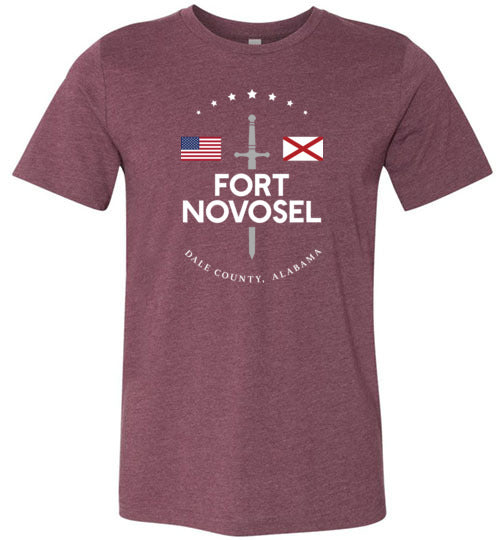 Fort Novosel - Men's/Unisex Lightweight Fitted T-Shirt-Wandering I Store