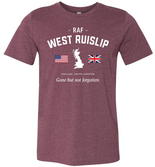 RAF West Ruislip "GBNF" - Men's/Unisex Lightweight Fitted T-Shirt-Wandering I Store