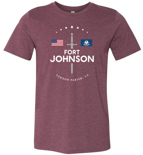 Fort Johnson - Men's/Unisex Lightweight Fitted T-Shirt-Wandering I Store