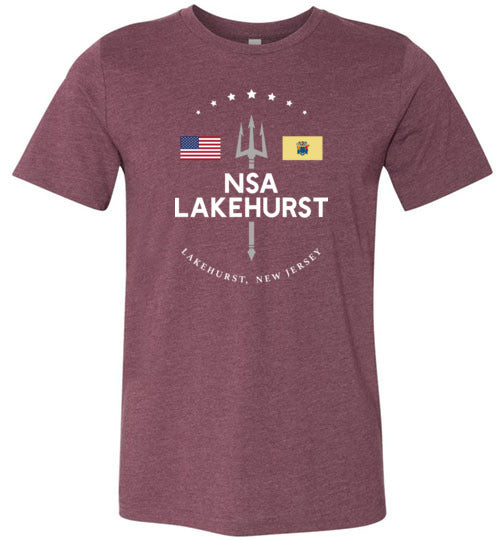 Load image into Gallery viewer, NSA Lakehurst - Men&#39;s/Unisex Lightweight Fitted T-Shirt-Wandering I Store
