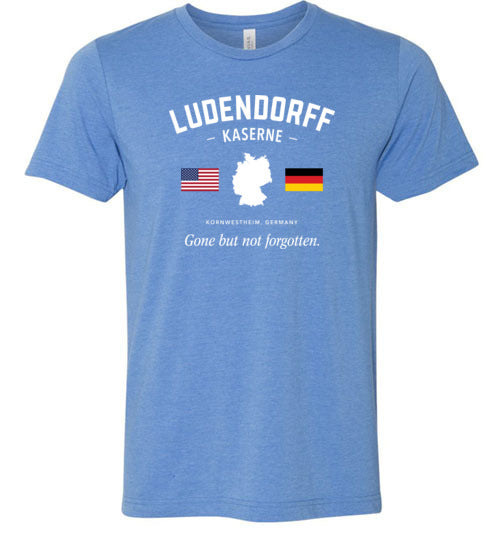 Ludendorff Kaserne "GBNF" - Men's/Unisex Lightweight Fitted T-Shirt-Wandering I Store