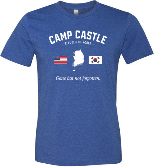 Camp Castle "GBNF" - Men's/Unisex Lightweight Fitted T-Shirt-Wandering I Store