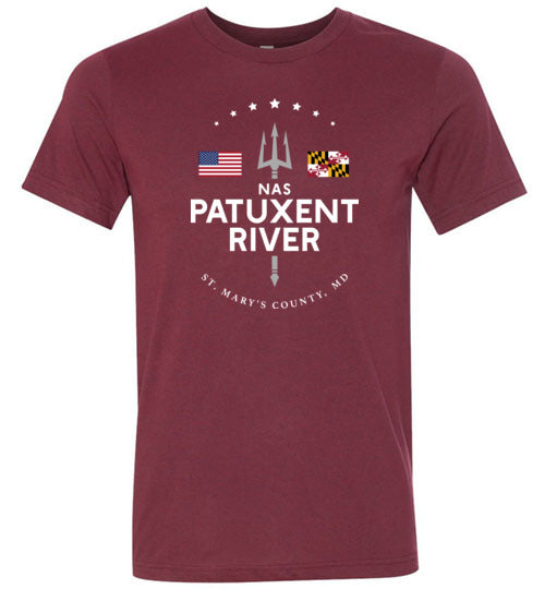 NAS Patuxent River - Men's/Unisex Lightweight Fitted T-Shirt-Wandering I Store