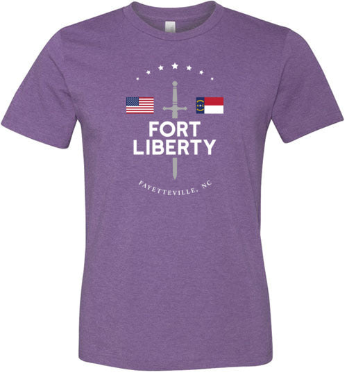 Fort Liberty - Men's/Unisex Lightweight Fitted T-Shirt-Wandering I Store