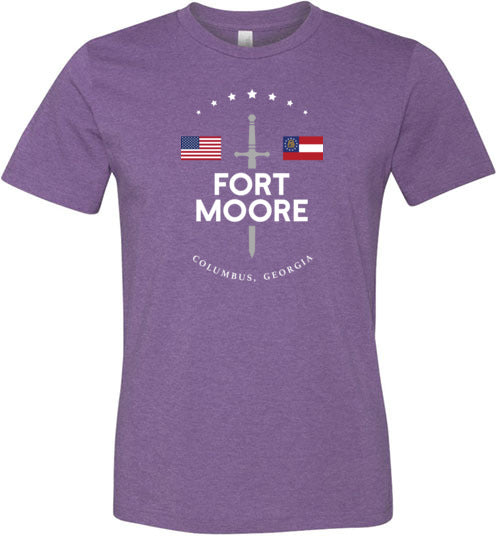 Fort Moore - Men's/Unisex Lightweight Fitted T-Shirt-Wandering I Store