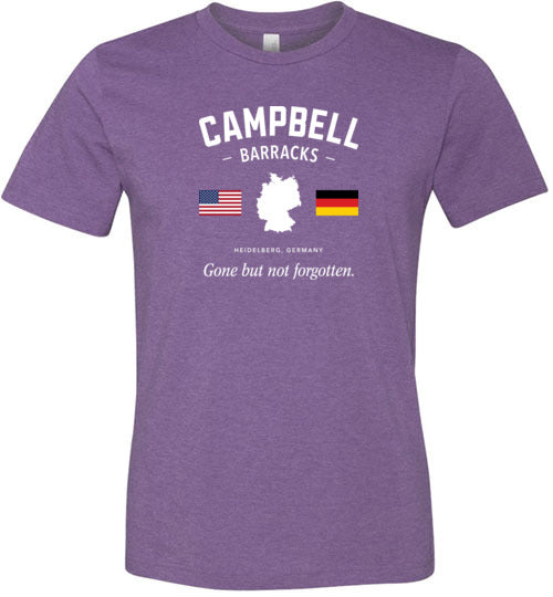 Campbell Barracks "GBNF" - Men's/Unisex Lightweight Fitted T-Shirt-Wandering I Store