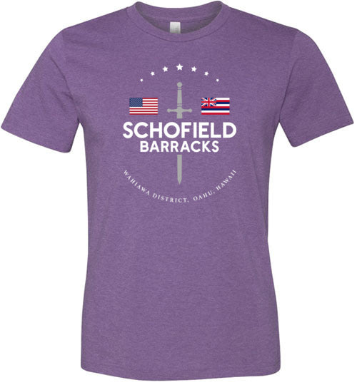 Schofield Barracks - Men's/Unisex Lightweight Fitted T-Shirt-Wandering I Store