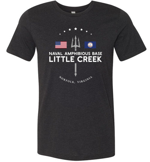 Naval Amphibious Base Little Creek - Men's/Unisex Lightweight Fitted T-Shirt-Wandering I Store
