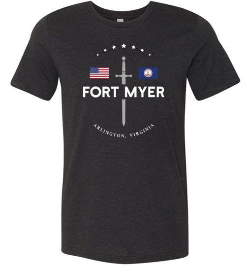 Fort Myer - Men's/Unisex Lightweight Fitted T-Shirt-Wandering I Store