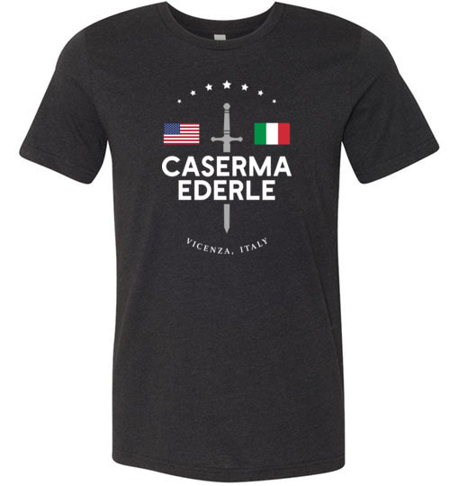 Caserma Ederle - Men's/Unisex Lightweight Fitted T-Shirt-Wandering I Store