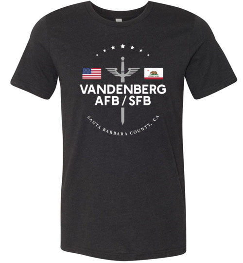 Vandenberg AFB/SFB - Men's/Unisex Lightweight Fitted T-Shirt-Wandering I Store