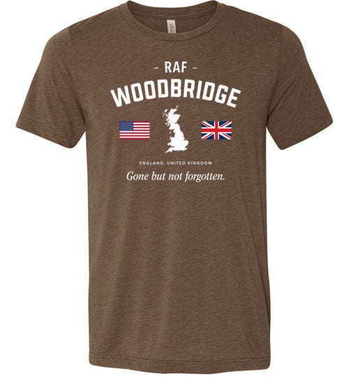 RAF Woodbridge "GBNF" - Men's/Unisex Lightweight Fitted T-Shirt-Wandering I Store
