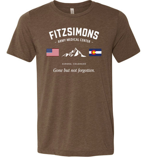 Fitzsimons Army Medical Center "GBNF" - Men's/Unisex Lightweight Fitted T-Shirt-Wandering I Store