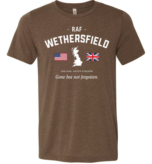 RAF Wethersfield "GBNF" - Men's/Unisex Lightweight Fitted T-Shirt-Wandering I Store