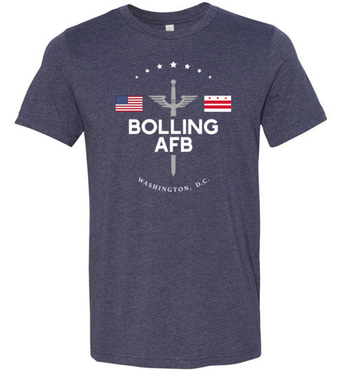 Bolling AFB - Men's/Unisex Lightweight Fitted T-Shirt-Wandering I Store