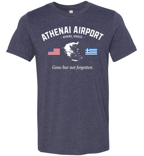 Athenai Airport "GBNF" - Men's/Unisex Lightweight Fitted T-Shirt-Wandering I Store