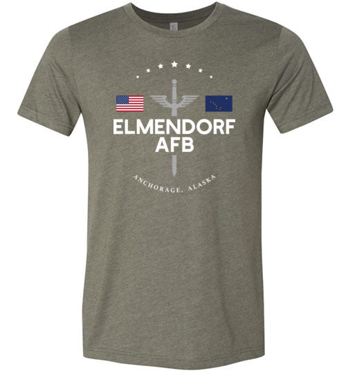 Load image into Gallery viewer, Elmendorf AFB - Men&#39;s/Unisex Lightweight Fitted T-Shirt-Wandering I Store
