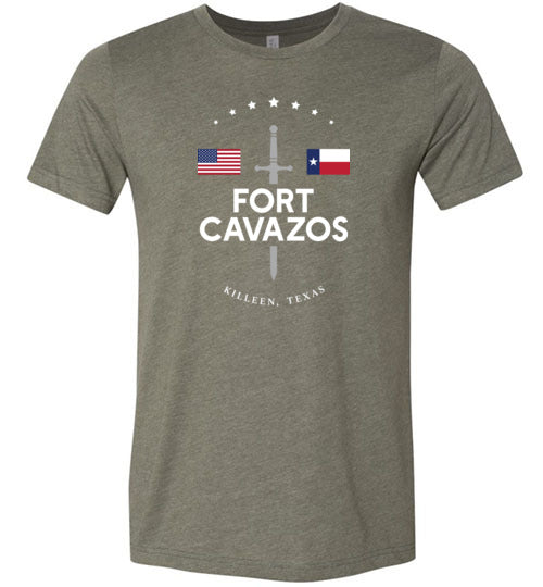 Fort Cavazos - Men's/Unisex Lightweight Fitted T-Shirt-Wandering I Store