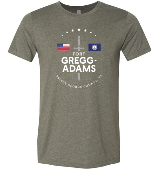 Fort Gregg-Adams "GBNF" - Men's/Unisex Lightweight Fitted T-Shirt-Wandering I Store