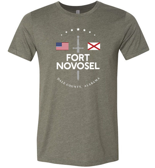 Load image into Gallery viewer, Fort Novosel - Men&#39;s/Unisex Lightweight Fitted T-Shirt-Wandering I Store
