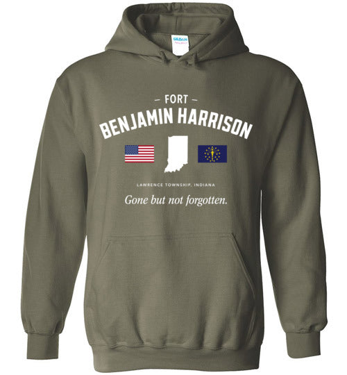 Fort Benjamin Harrison "GBNF" - Men's/Unisex Pullover Hoodie-Wandering I Store