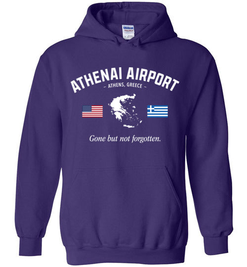 Athenai Airport "GBNF" - Men's/Unisex Pullover Hoodie-Wandering I Store