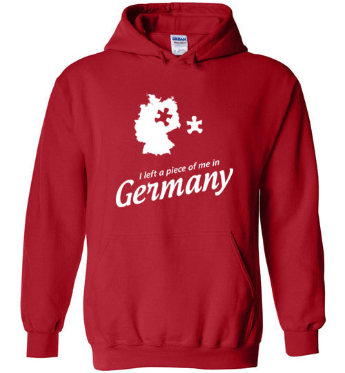 Load image into Gallery viewer, I Left a Piece of Me in Germany - Men&#39;s/Unisex Hoodie-Wandering I Store
