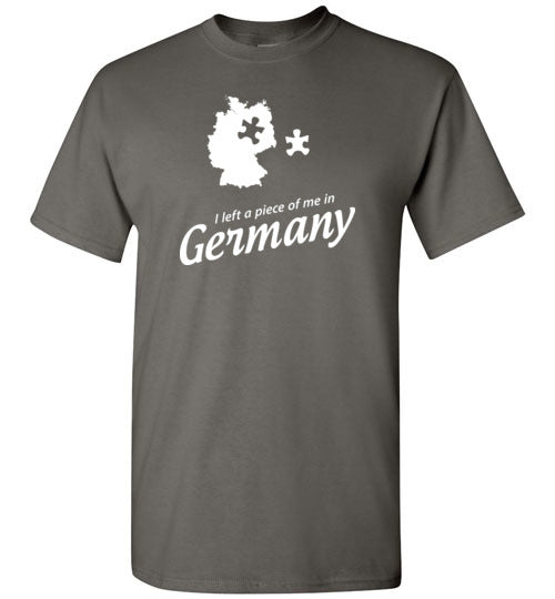 Load image into Gallery viewer, I Left a Piece of Me in Germany - Men&#39;s/Unisex Standard Fit T-Shirt-Wandering I Store
