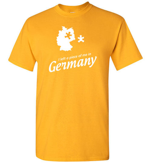 I Left a Piece of Me in Germany - Men's/Unisex Standard Fit T-Shirt-Wandering I Store