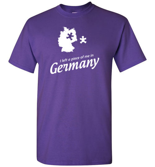 Load image into Gallery viewer, I Left a Piece of Me in Germany - Men&#39;s/Unisex Standard Fit T-Shirt-Wandering I Store
