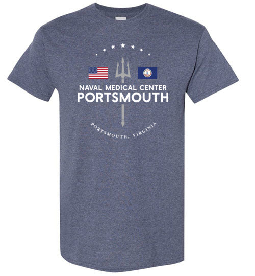 Load image into Gallery viewer, Naval Medical Center Portsmouth - Men&#39;s/Unisex Standard Fit T-Shirt-Wandering I Store
