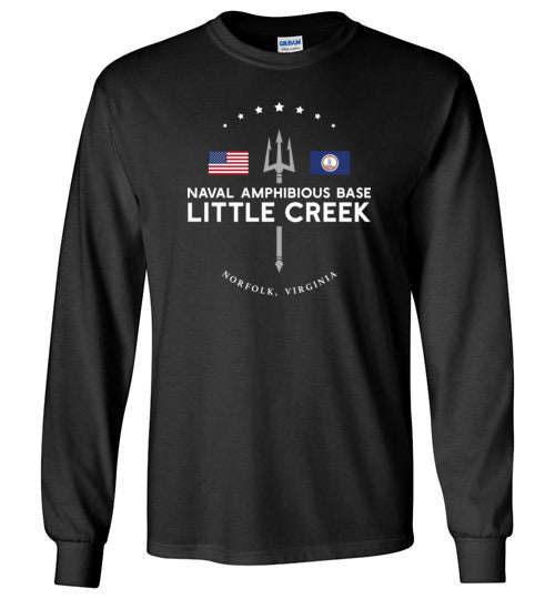 Naval Amphibious Base Little Creek - Men's/Unisex Long-Sleeve T-Shirt-Wandering I Store
