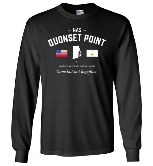 NAS Quonset Point "GBNF" - Men's/Unisex Long-Sleeve T-Shirt-Wandering I Store
