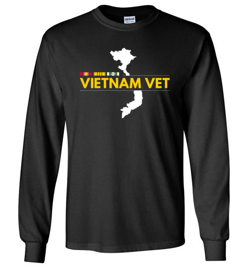 Vietnam Vet - Men's/Unisex Long-Sleeve T-Shirt-Wandering I Store
