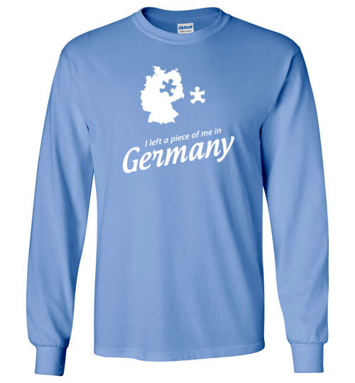 I Left a Piece of Me in Germany - Men's/Unisex Long-Sleeve T-Shirt-Wandering I Store