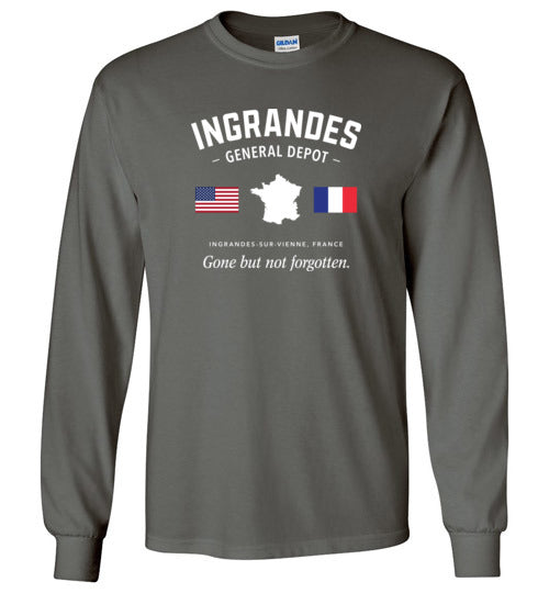 Ingrandes General Depot "GBNF" - Men's/Unisex Long-Sleeve T-Shirt-Wandering I Store