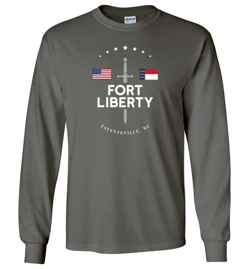 Fort Liberty - Men's/Unisex Long-Sleeve T-Shirt-Wandering I Store