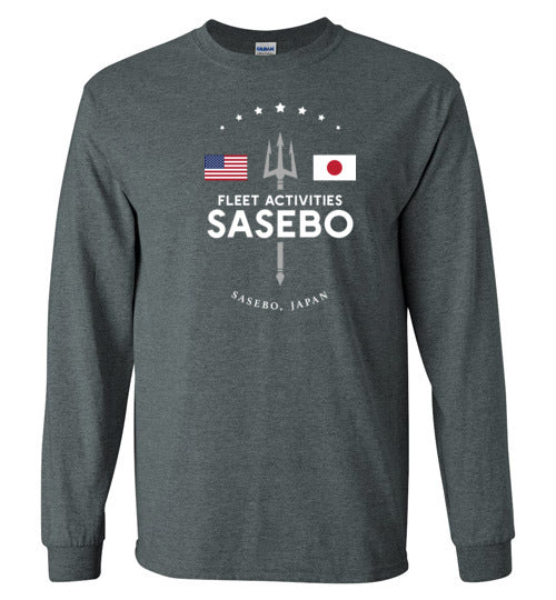 Load image into Gallery viewer, Fleet Activities Sasebo - Men&#39;s/Unisex Long-Sleeve T-Shirt-Wandering I Store
